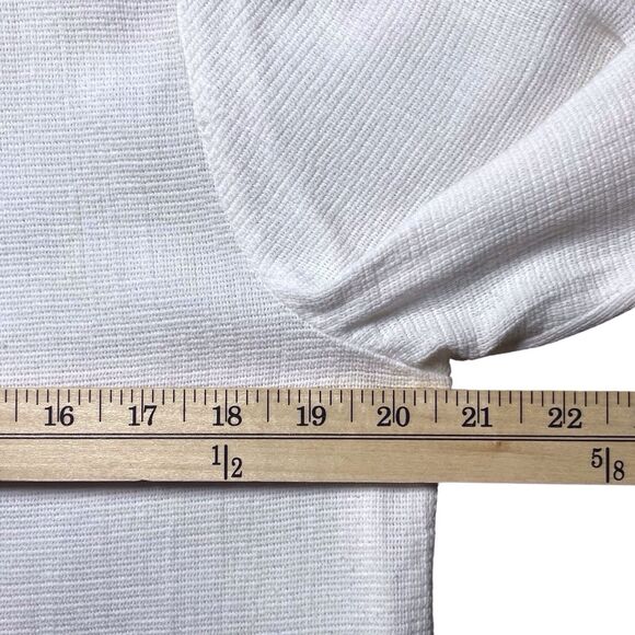 Soft Surroundings Cotton Gauze Embroidered Tunic Top White Size Medium - Picture 14 of 16